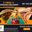 Business 3 image CATERING LEKKER MUNCHIES Take-away Foods in East London EC