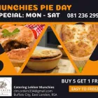 Business 6 image CATERING LEKKER MUNCHIES Take-away Foods in East London EC