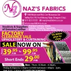 Business 1 image NAZ'S FABRICS Vinyl Materials in South Johannesburg GP