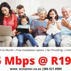 Maatskappy 3 beeld SCREAMER TELECOMS INTERNET SERVICE PROVIDER Wlan security in Krugersdorp GP