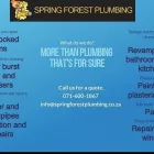 Maatskappy 17 beeld SPRING FOREST PLUMBING (PTY) LTD Tiling in Alberton GP