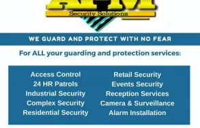 Business 1 image APM SECURITY SERVICES Security Services in Randburg GP