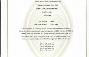 Business 1 image SECURITY DOGS Security Systems in Sandton GP