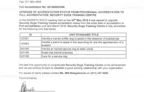 Business 2 image SECURITY DOGS Security Systems in Sandton GP