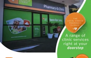 Business 5 image THE LOCAL CHOICE PHARMACY SPITSKOP Pharmacy in Bloemfontein FS